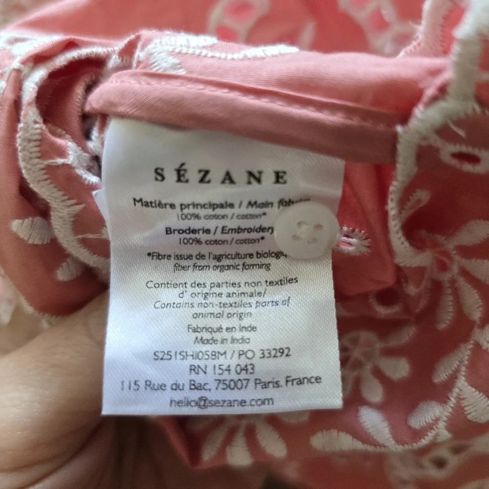 NWT Sezane Elvira Blouse - Picture 8 of 13